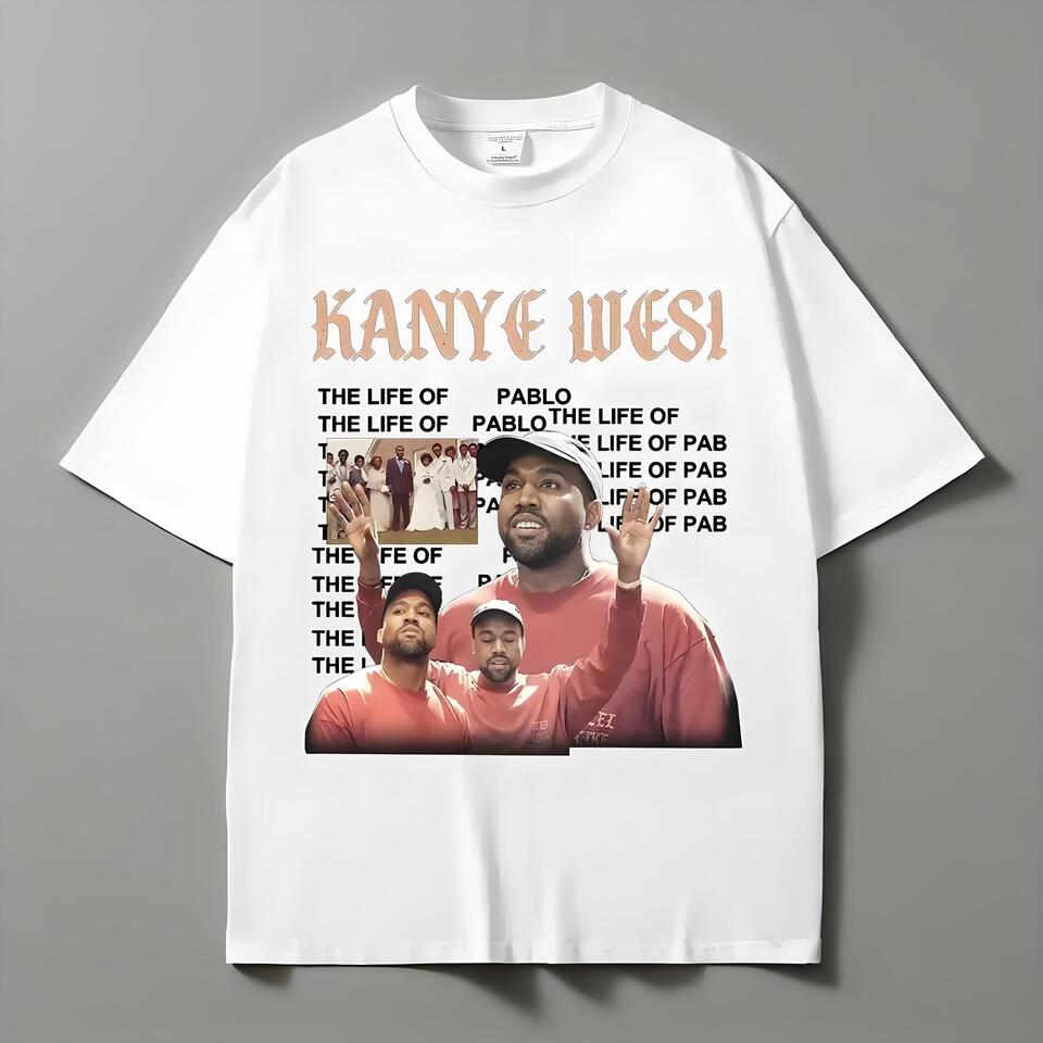 Saint Army Kanye West The Life Of Pablo Loose White T-Shirt Unisex