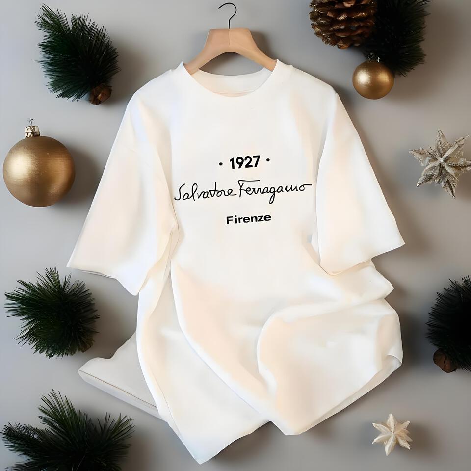 Salvatore Ferragamo White Cotton Oversized T-Shirt