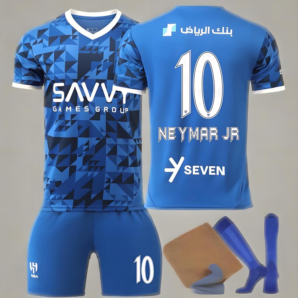 SAVVY Football Jersey Blue - Classic Design, High-Quality Material, Comfortable Fit for Soccer Fans.