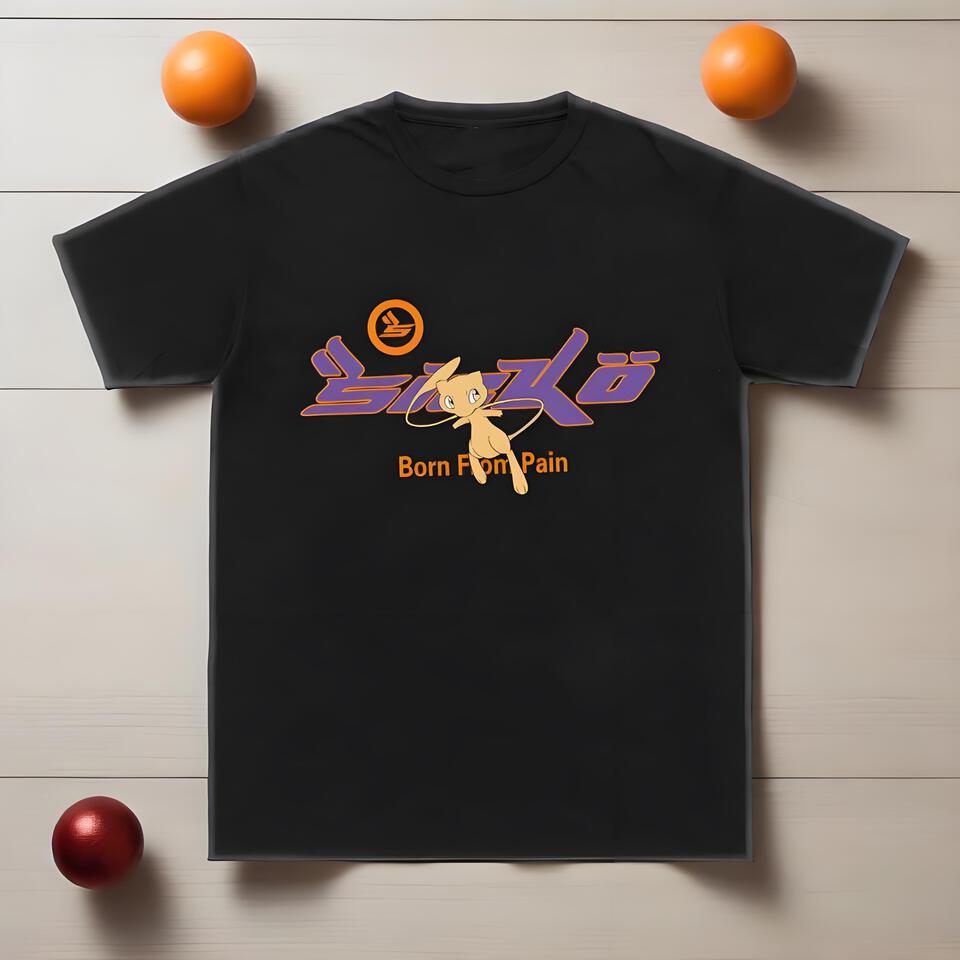 SHADOW Crew Neck Black T-Shirt Unisex Summer Breathable Cotton Streetwear