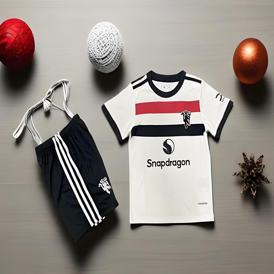 Snapdragon Black White Red Cotton T-Shirt Shorts Casual Outfit