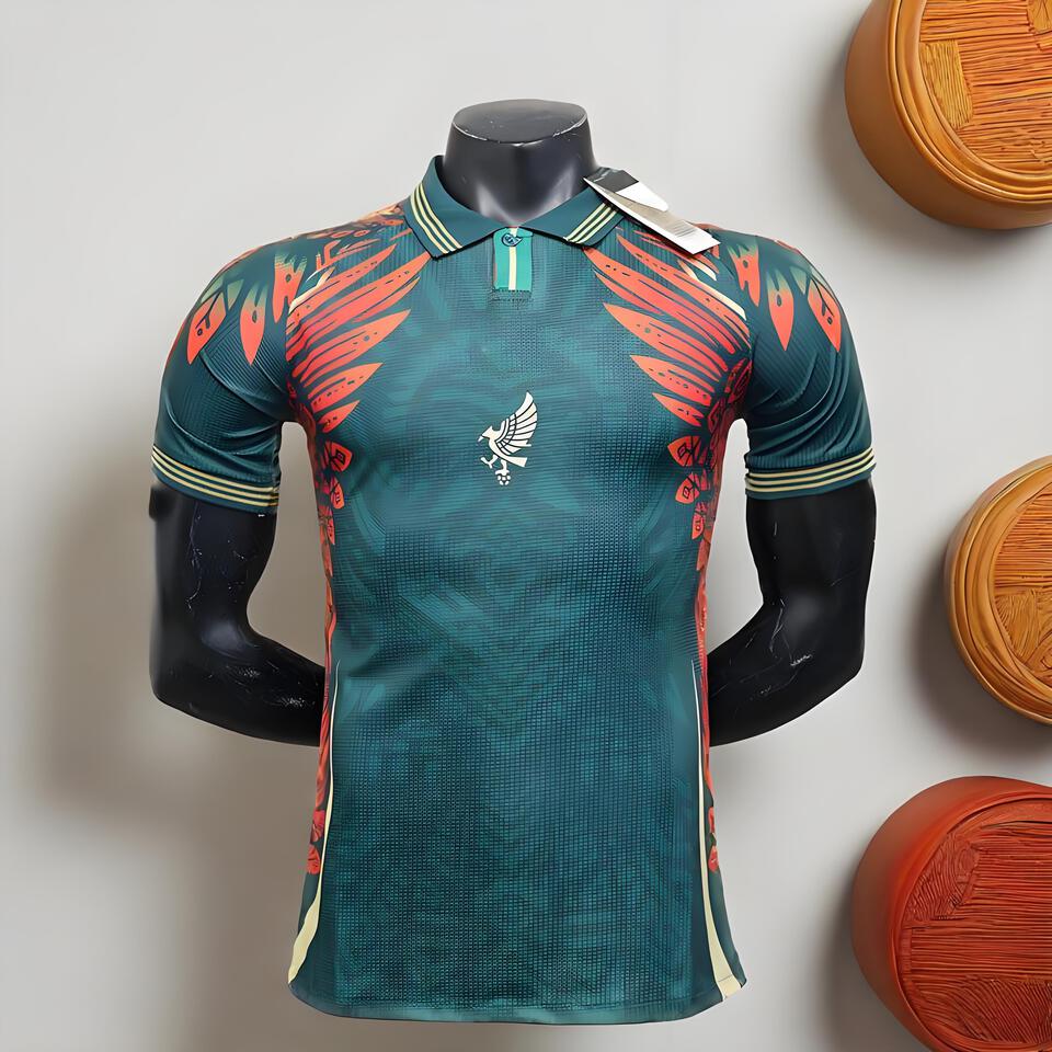 Sporty Mesh Short Sleeve Tee Dark Green Red Trim Unisex Breathable Fashion Top