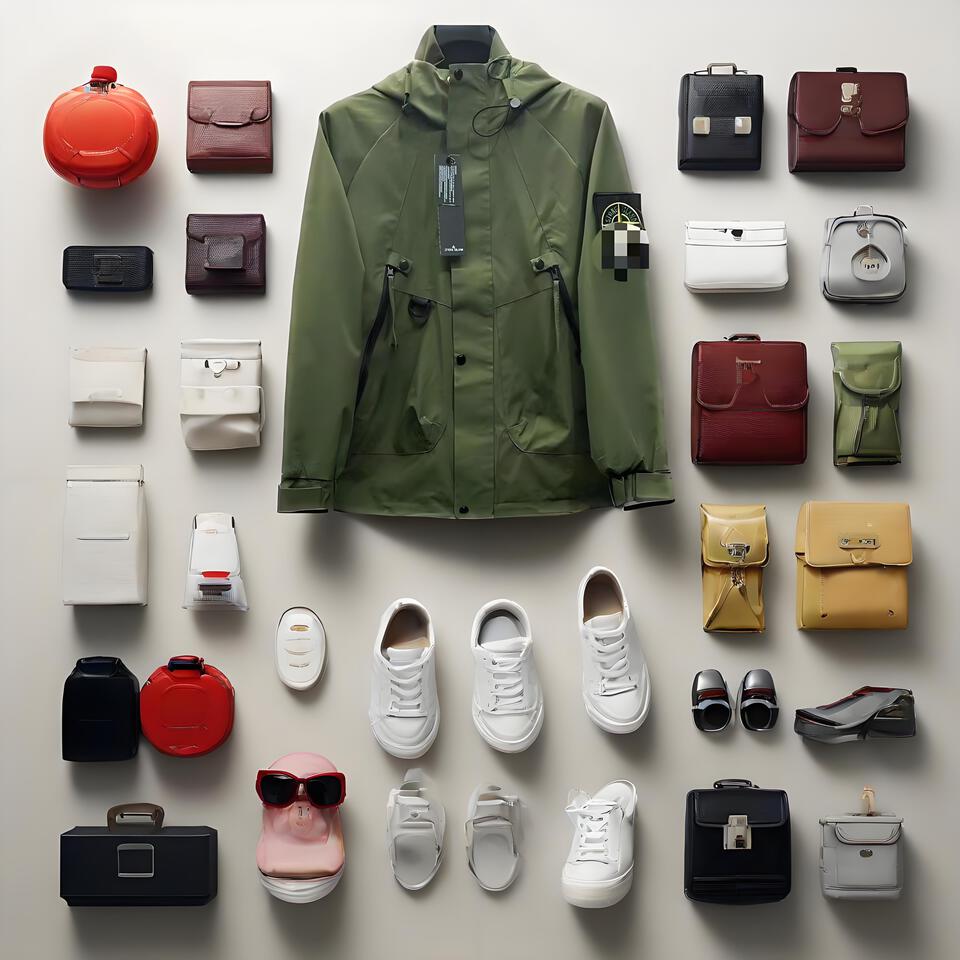 Stone Island Military Green Windproof Durable Work Jacket