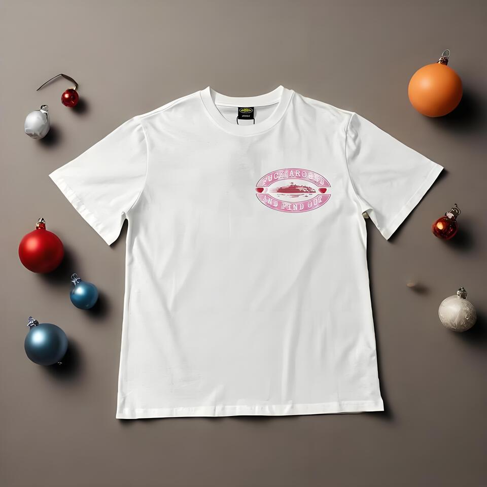 Street Fashion White Cotton Crew Neck Tee