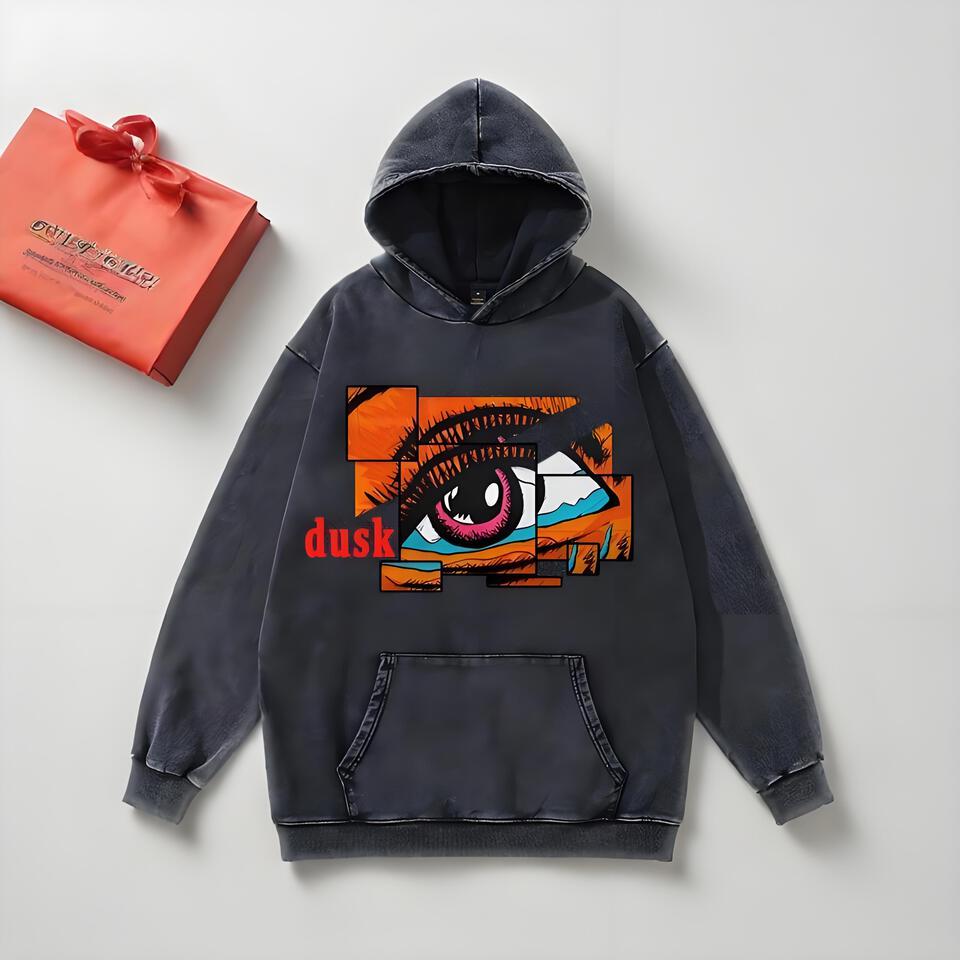 StreetWash Hoodie Unisex Vintage Graffiti Urban Streetwear