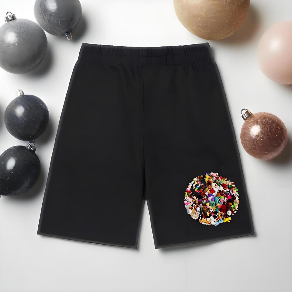 Stüssy Black Cotton Shorts: Men's Casual Streetwear Shorts