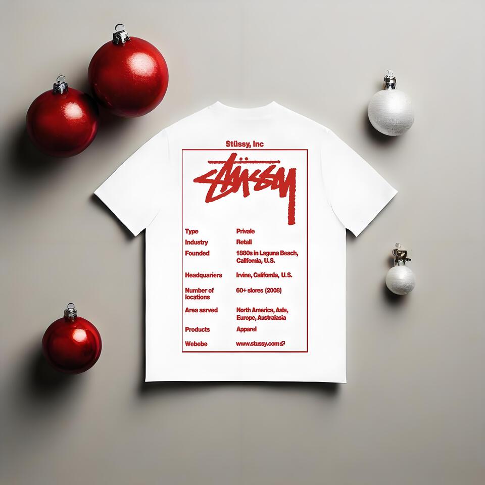 Stüssy White Cotton Graffiti Print Unisex T-Shirt
