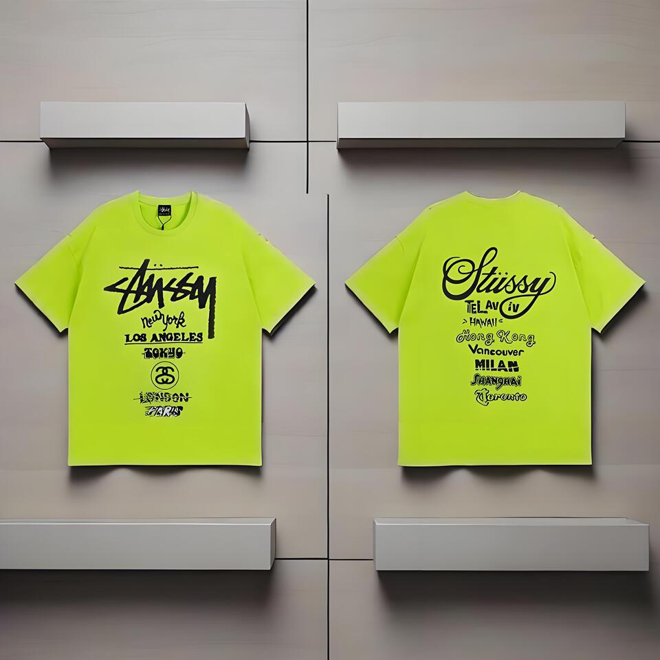 Stussy Classic City Print T-Shirt Unisex Streetwear