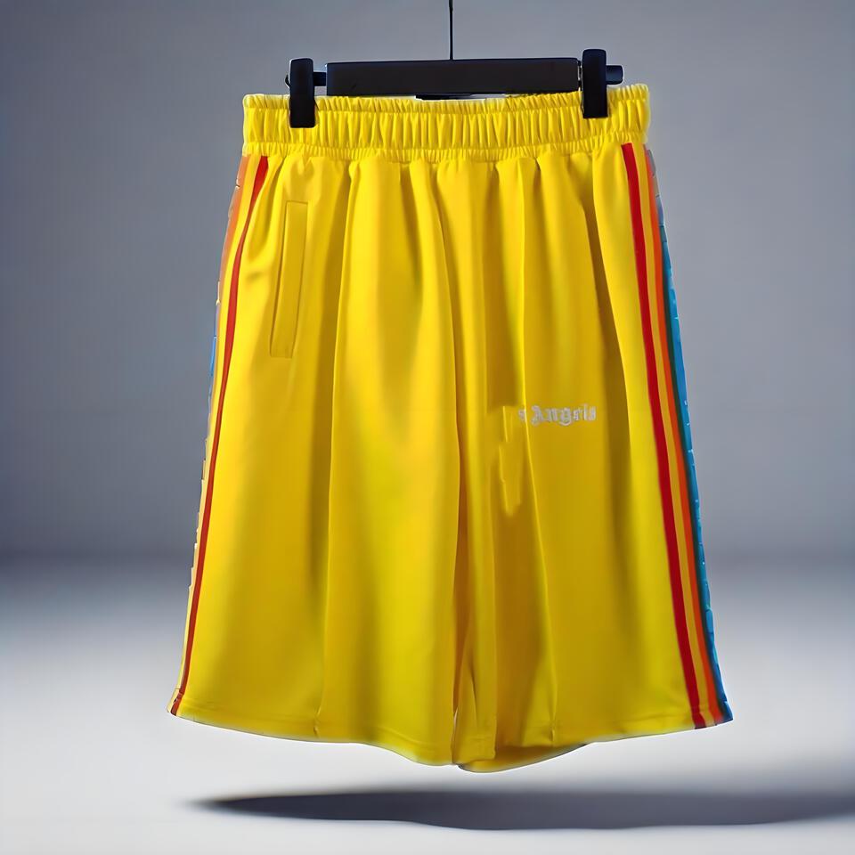 Stussy Vivid Yellow Elastic Waistband Sport Shorts