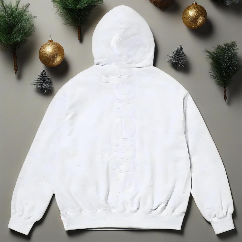 Supreme Grey Cotton Hoodie Streetwear