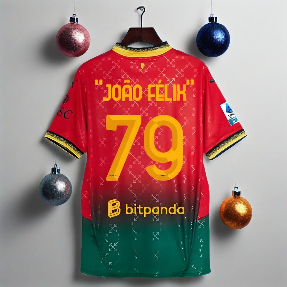 Tempo 79 João Félix Red Green Football Jersey