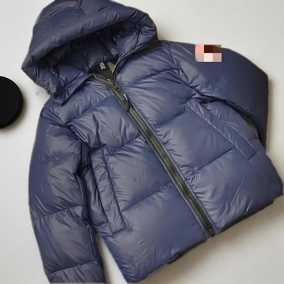 The North Face Dark Blue Windproof Warm Hooded Down Jacket