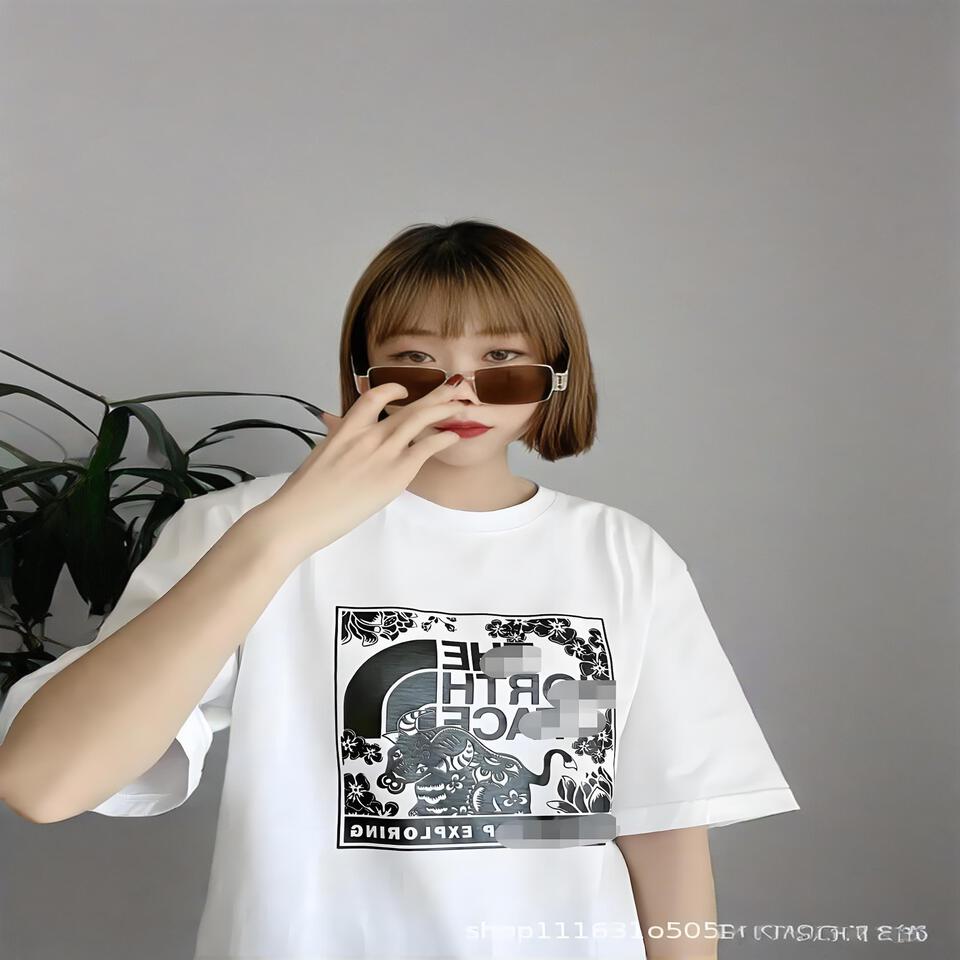 The North Face Floral Print T-Shirt Unisex Vintage Fit