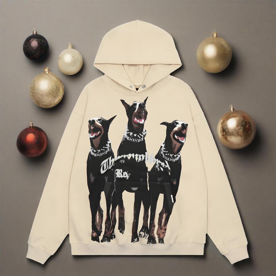 Thrasher White Cotton Street Hoodie