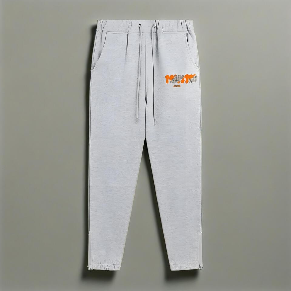 TOYSTORY 4038 Grey Cotton Blend Cuffed Joggers