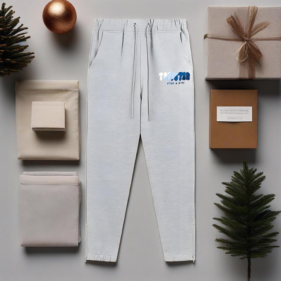 Trapstar Grey Cotton Blend Joggers