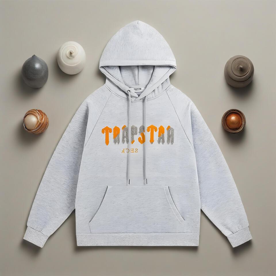 Trapstar Sec Grey Unisex Hoodie Streetwear