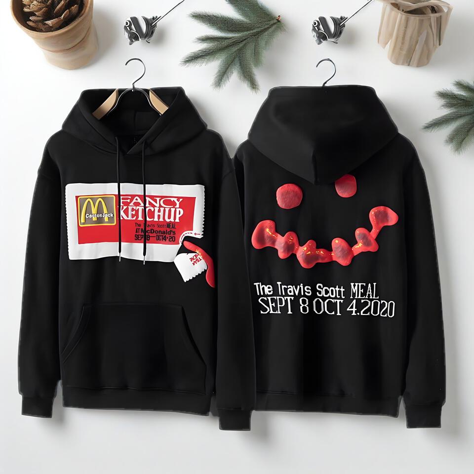 Travis Scott X Mcdonald'S Black Hoodie