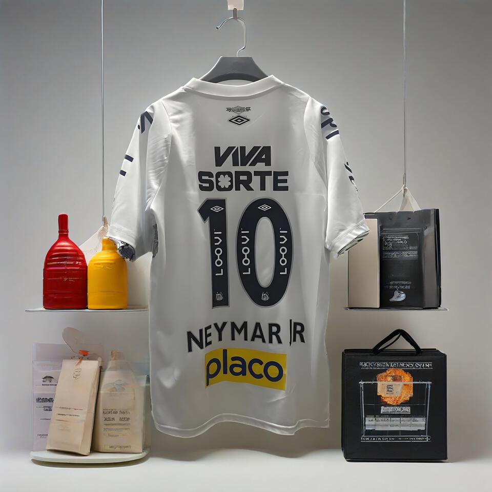 Umbro Neymar White Short Sleeve Jersey Breathable Trendy Classic Soccer Shirt