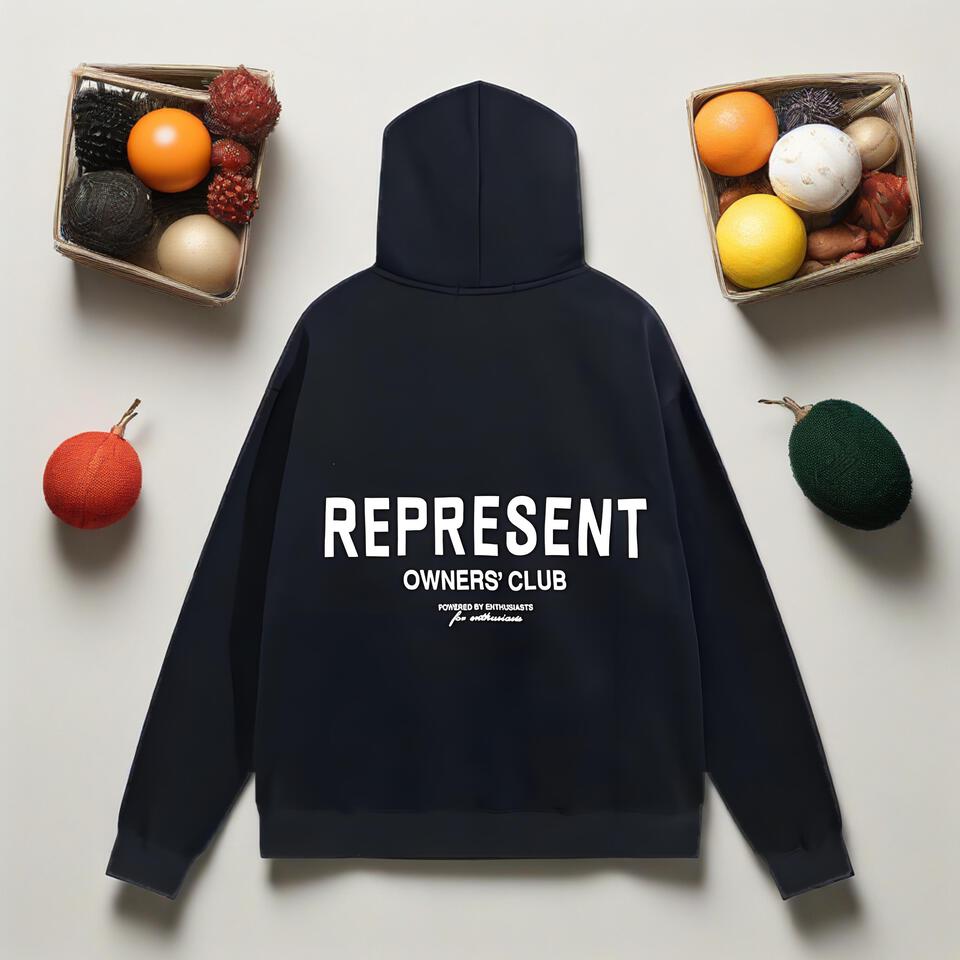 Unisex Black Cotton Hoodie Loose Fit Casual