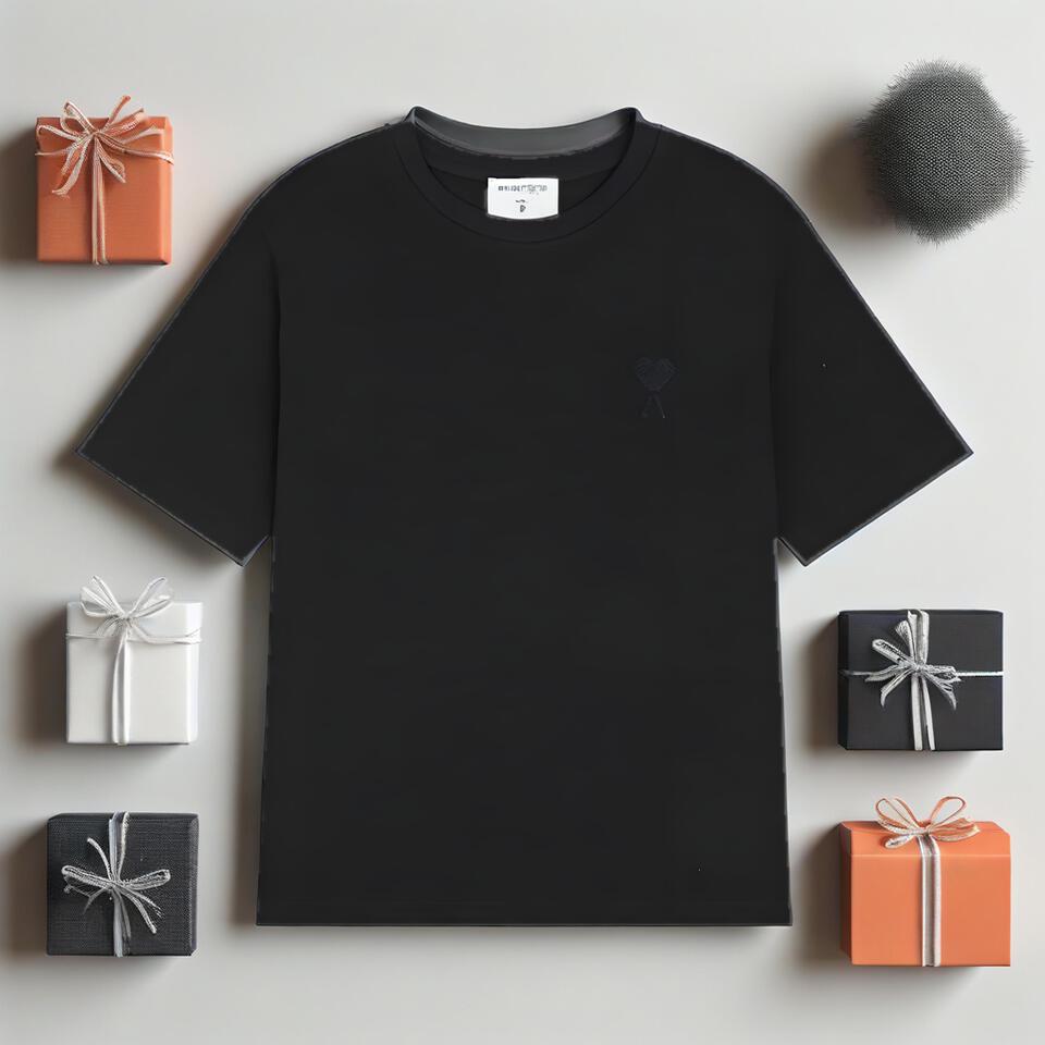 Unisex Black Cotton Tee Minimalist Streetwear Comfort Fit