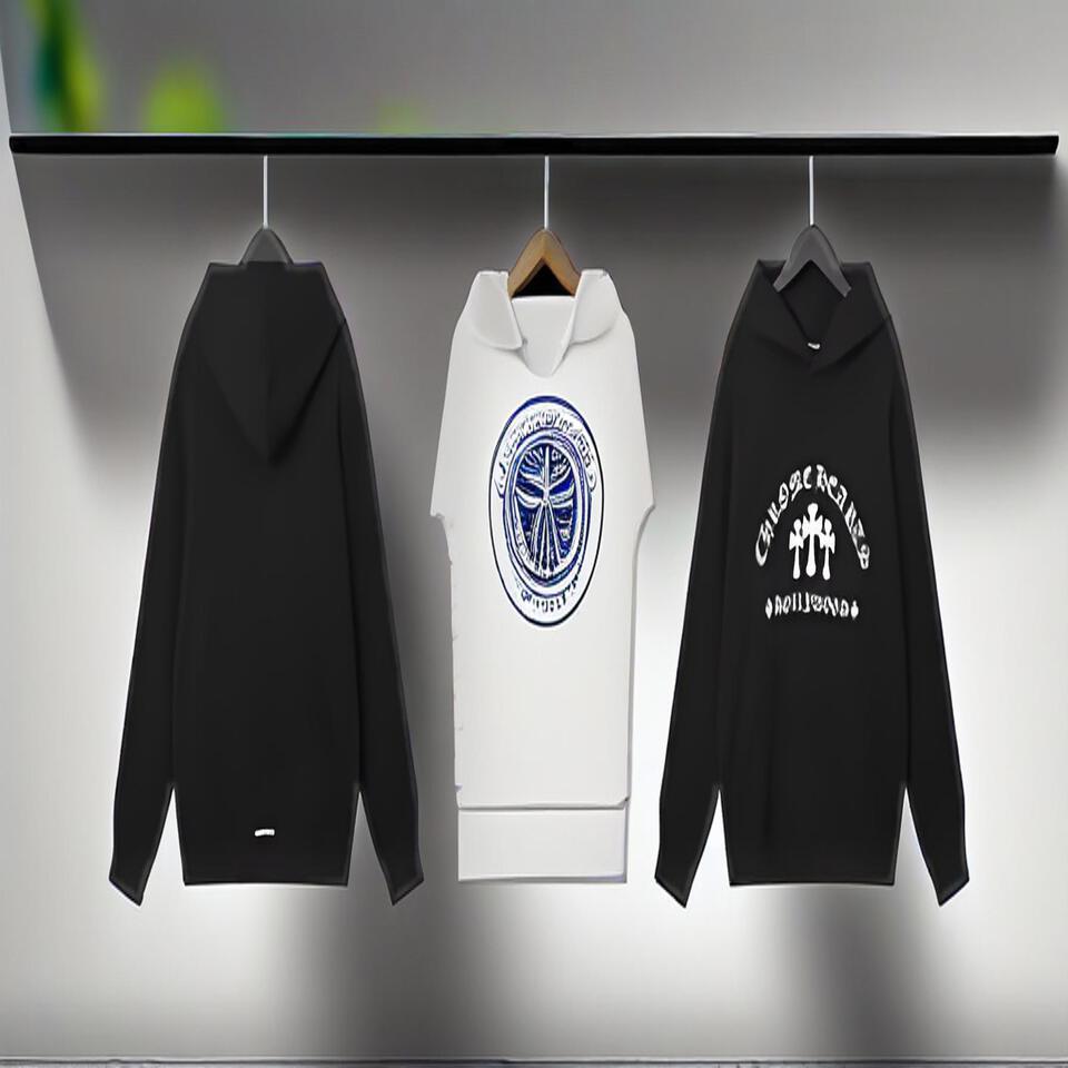 Unisex Black Hooded Cotton Streetwear Sweatshirt