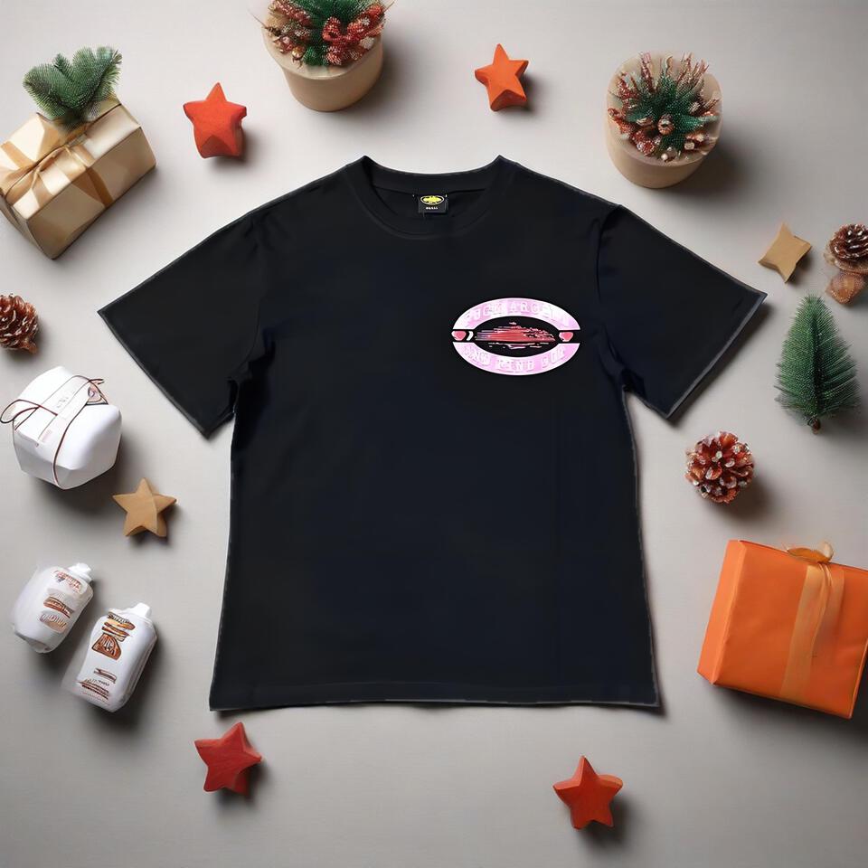 Unisex Cotton Crew Neck T-Shirt Print Street Style