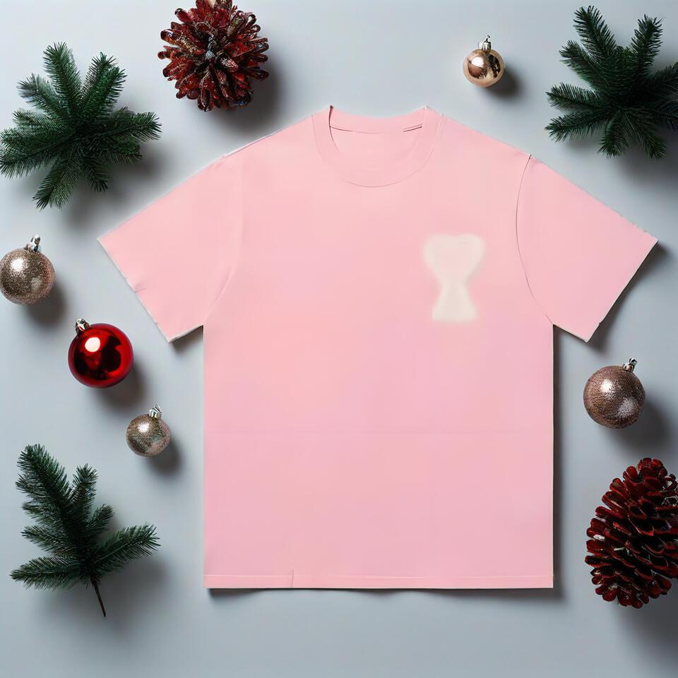 Unisex Pink Oversized T-Shirt Cotton Love Print Tee