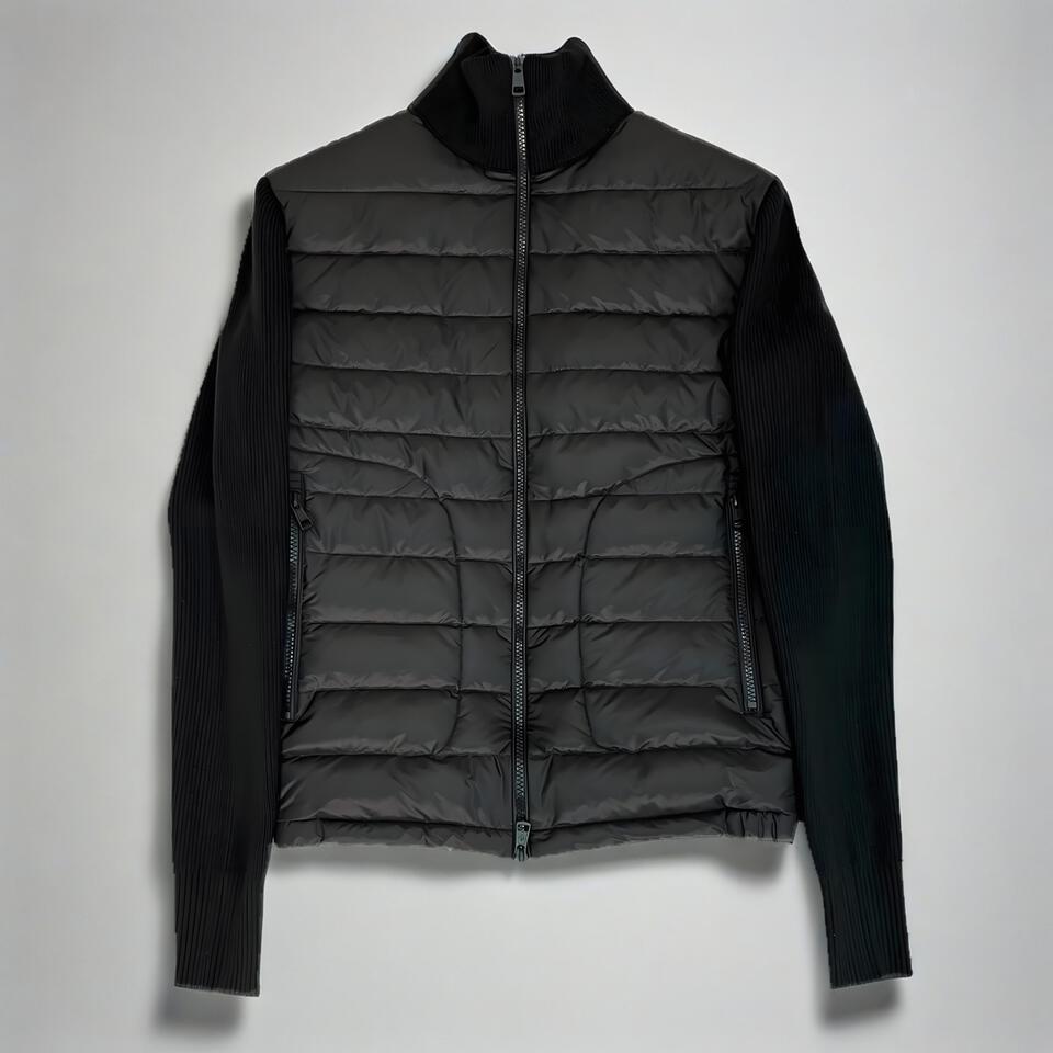 Unisex Quilted Stand Collar Windproof Warm Jacket