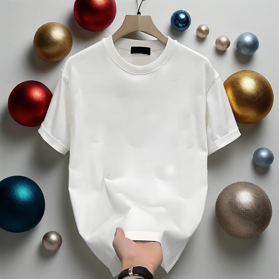 Unisex Relaxed Fit Cotton White T-Shirt