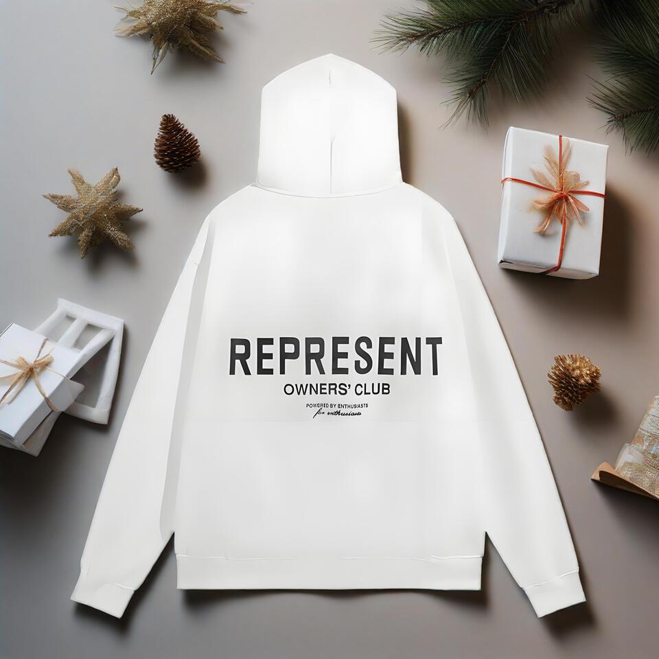 Unisex White Cotton Hoodie Streetwear Casual Pullover