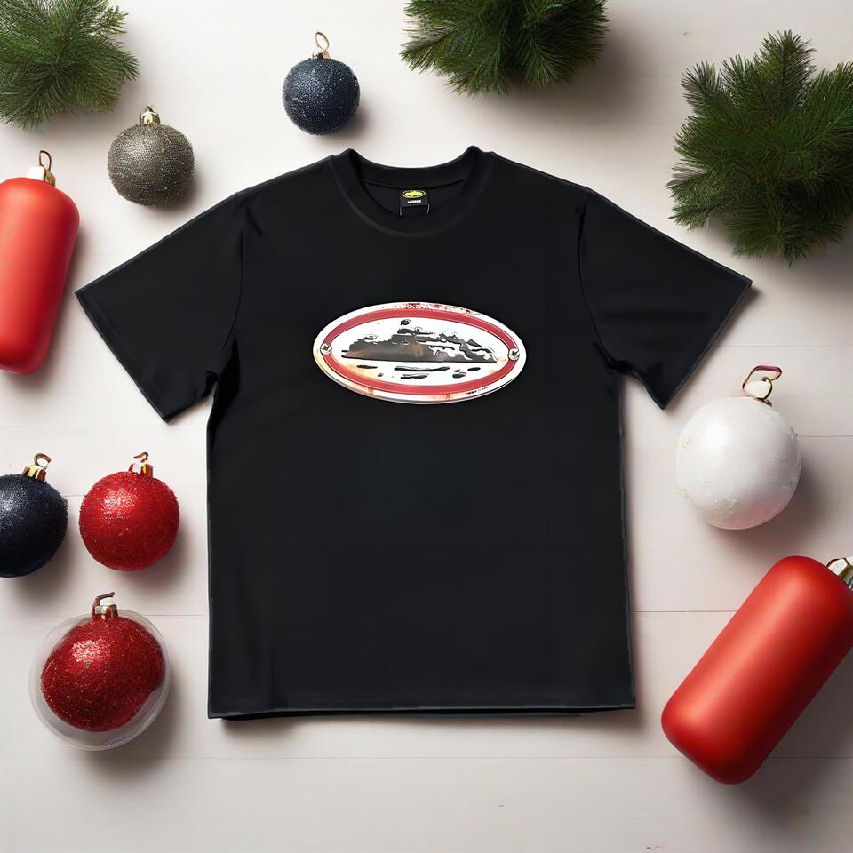 Vintage Print Cotton T-Shirt Unisex Loose Fit Breathable Short Sleeve