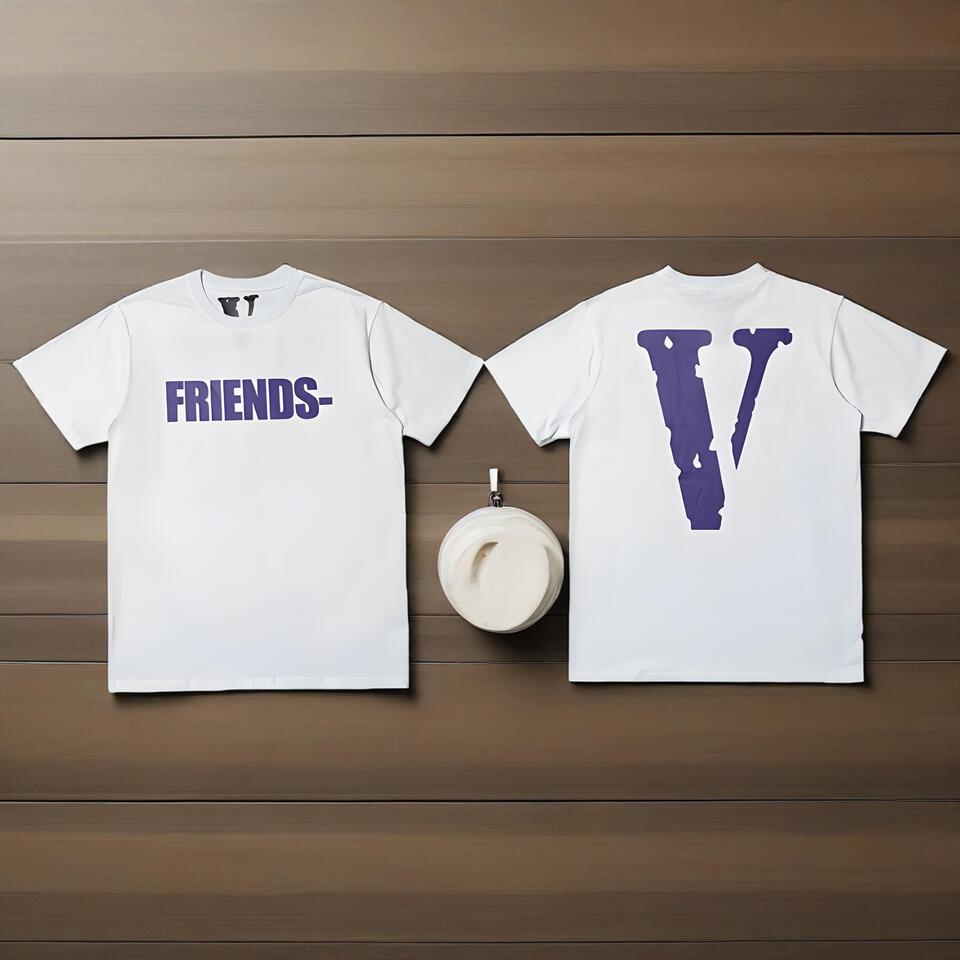 Vlone White Cotton Oversized T-Shirt