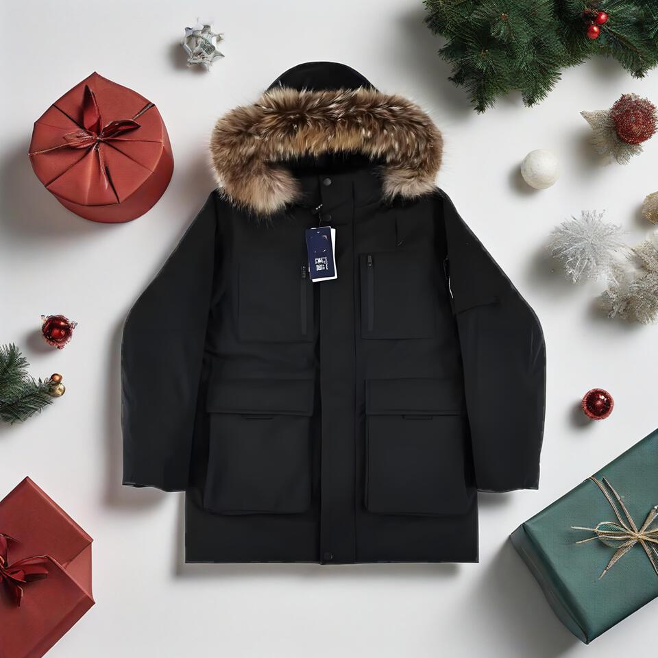 Winter Waterproof Windproof Parka with Hood for Men Women