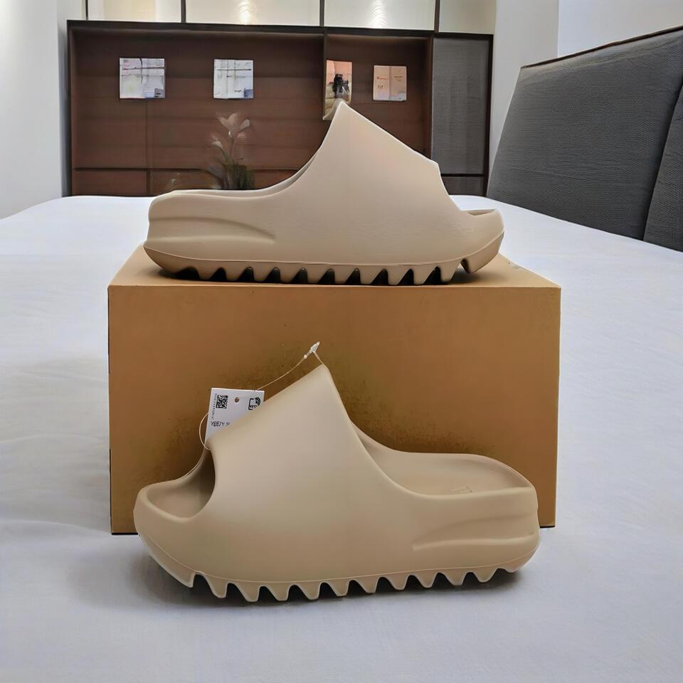Yeezy Slide Beige EVA Platform Sandals | Comfort Height Boost
