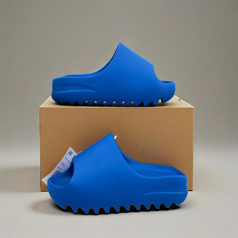 Yeezy Slide Royal Blue | Anti-Slip EVA Slides | Men's Women's Fashion Pool Sandals