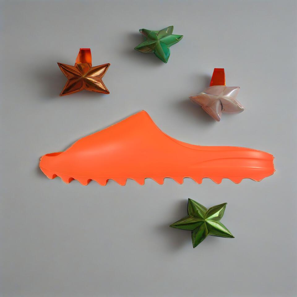 Yeezy Slides Orange | EVA Slides for Men Women | Streetwear Slide Sandals