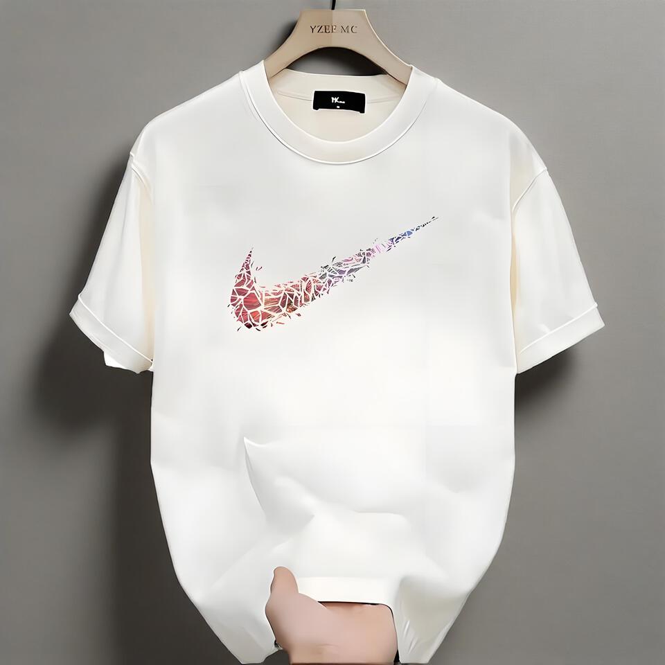 YEZEEMC Oversized Cotton Cracked Tattoo Unisex T-Shirt