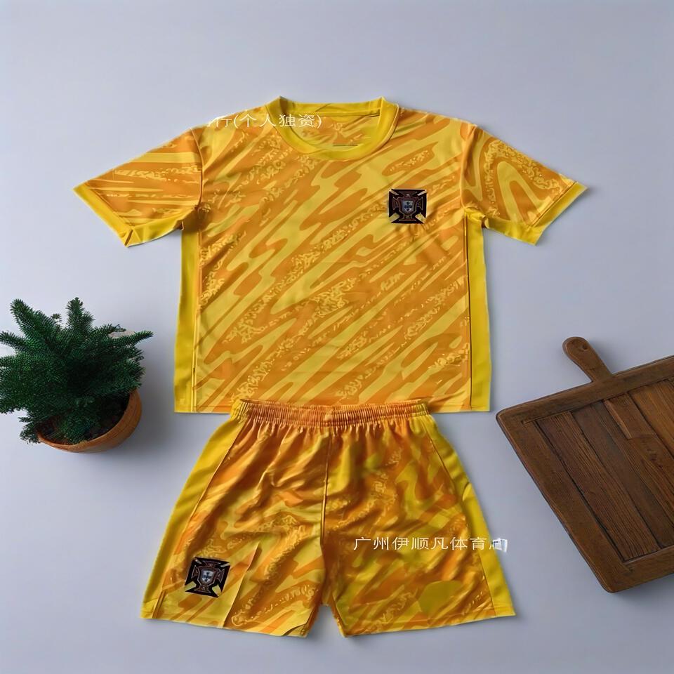 Yisunfan Goalkeeper Series Bright Yellow Breathable Cool Football Kit