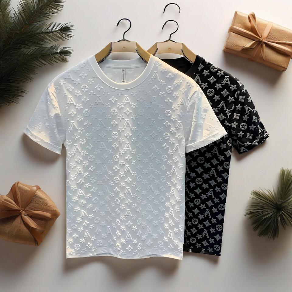 YORA Unisex A-Print Cotton T-Shirt