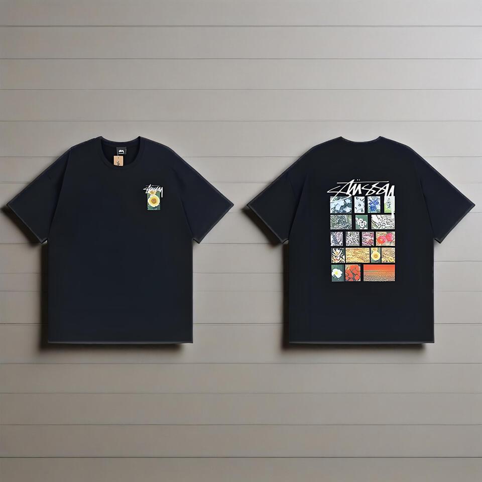 ZWBALL Black Cotton Oversized T-Shirt Unisex Streetwear